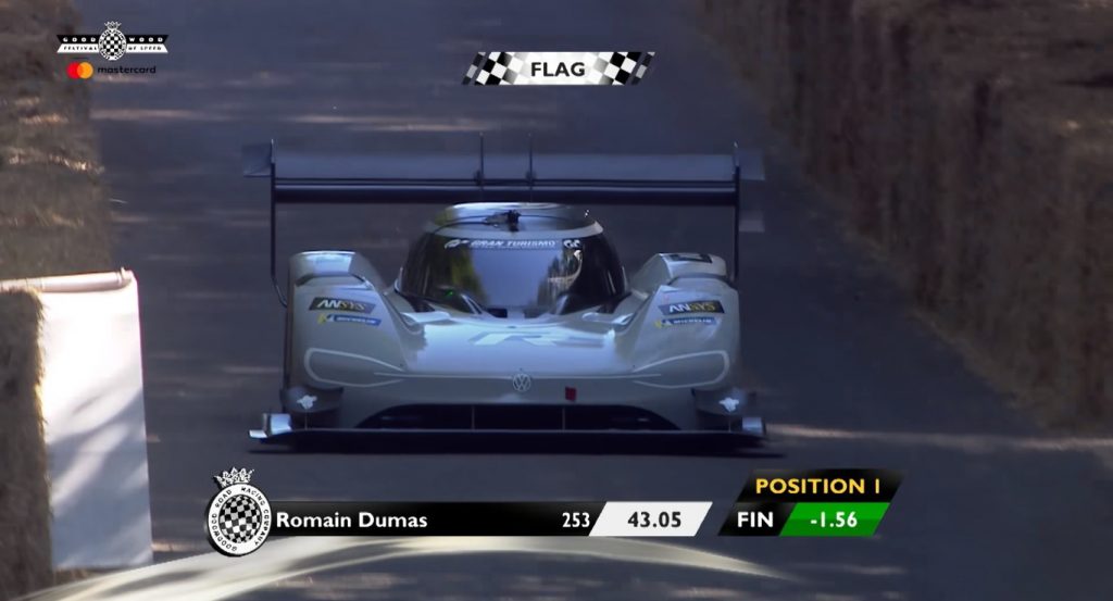 Volkswagen I.D. R Sets Electric Record On Goodwood Hillclimb