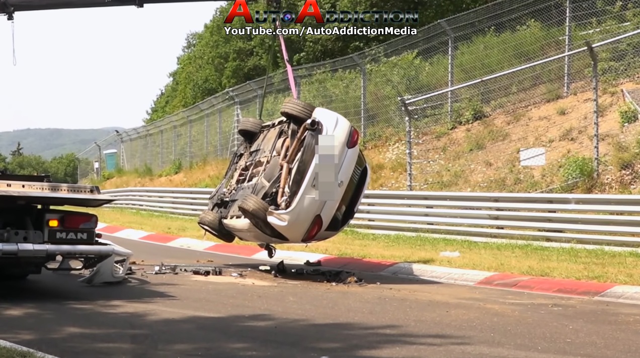 vw-scirocco-nurburgring-crash-8 Volkswagen Scirocco Rolls Thrice In Brutal Nurburgring Crash