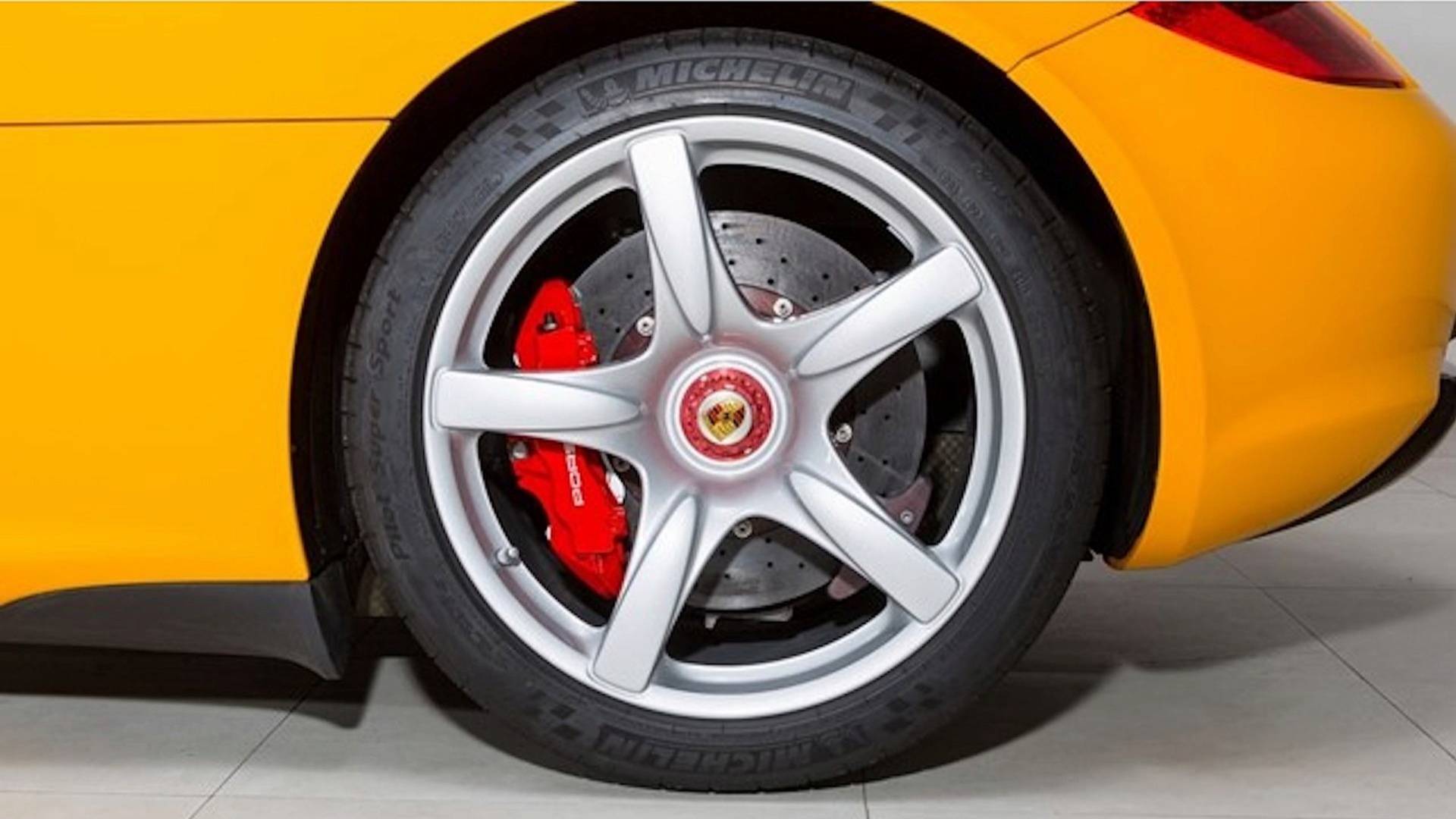 Signal-Yellow-Porsche-Carrera-GT-7 Yellow Porsche Carrera GT Will Have You Running For The Bank