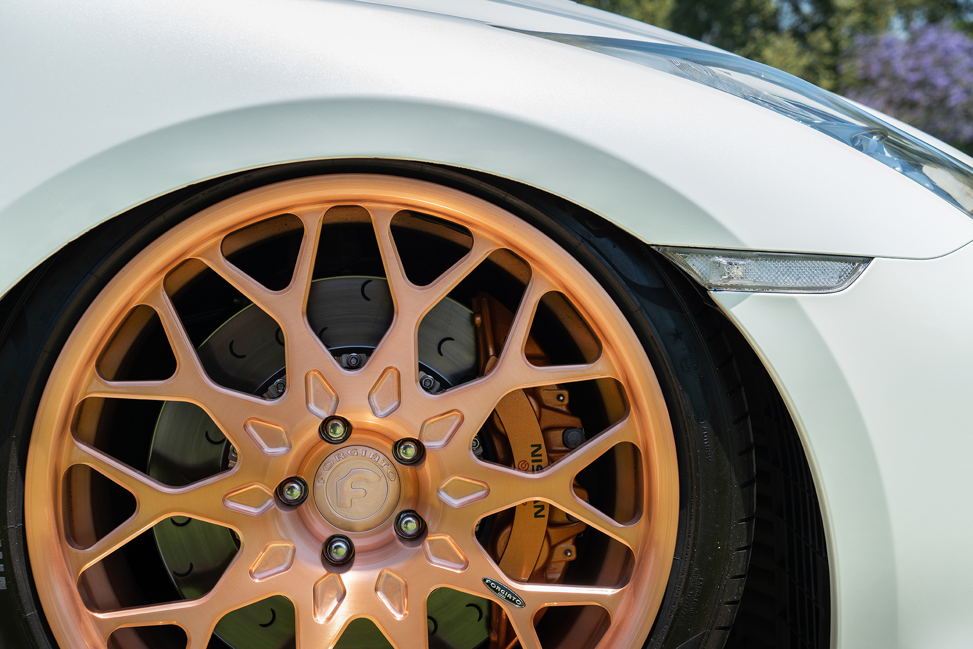 nissan-gt-r-tuning-forgiato-4 Customized Nissan GT-R Gets Adjustable Suspension, Bronze Rims