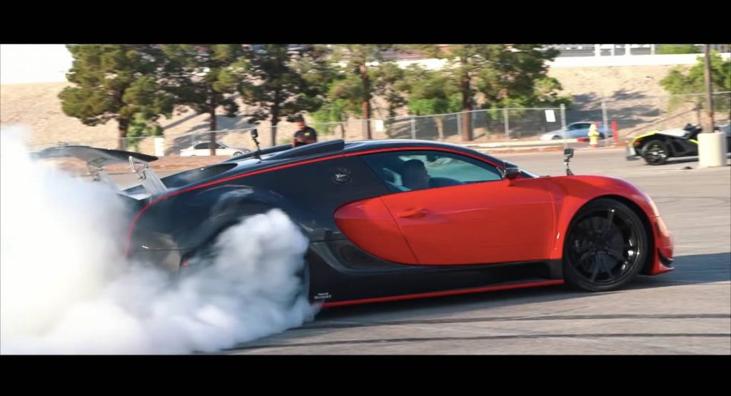  Bugatti Veyron RWD Conversion Is Beyond Crazy, Yet Ideal For Donuts