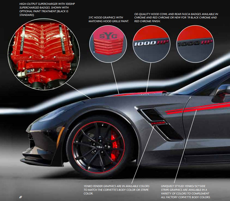 Yenko-SC Stage II Corvette-2 2019 Yenko SC Stage II Corvette Announced With 1000 HP