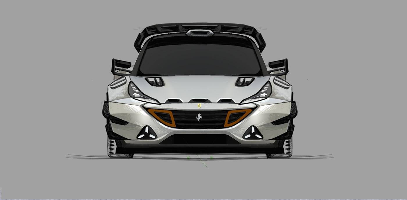 ferrari-hatchback-render-11 A Ferrari Hatchback Is A Cute Idea, But It Will Never Exist (Don’t Tell Aston That)