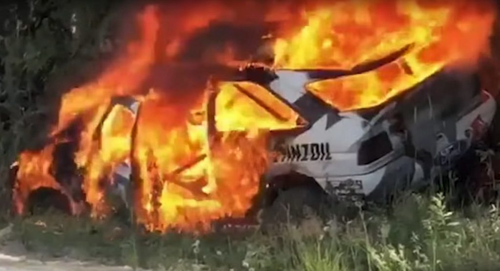 Ken Block’s Ford Escort RS Cosworth Destroyed By Fire After Rally Crash