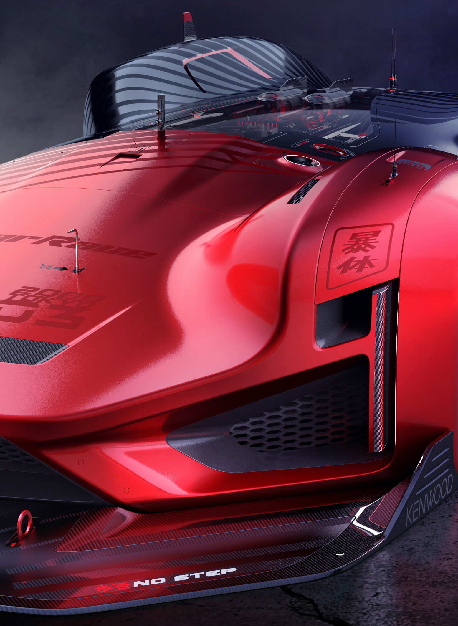 Honda-CyberRace-20 Your Brain Won’t Be Able To Comprehend The 2088 Honda CyberRace Concept