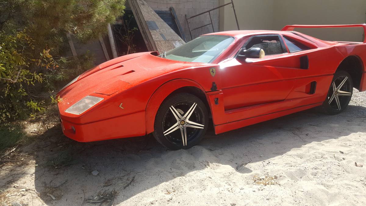 ferrari-f40-replica-nissan-sentra-craigslist-4 Old Nissan Sentra Wakes Up As A Ferrari F40, Is Pathetic Even By Replica Standards