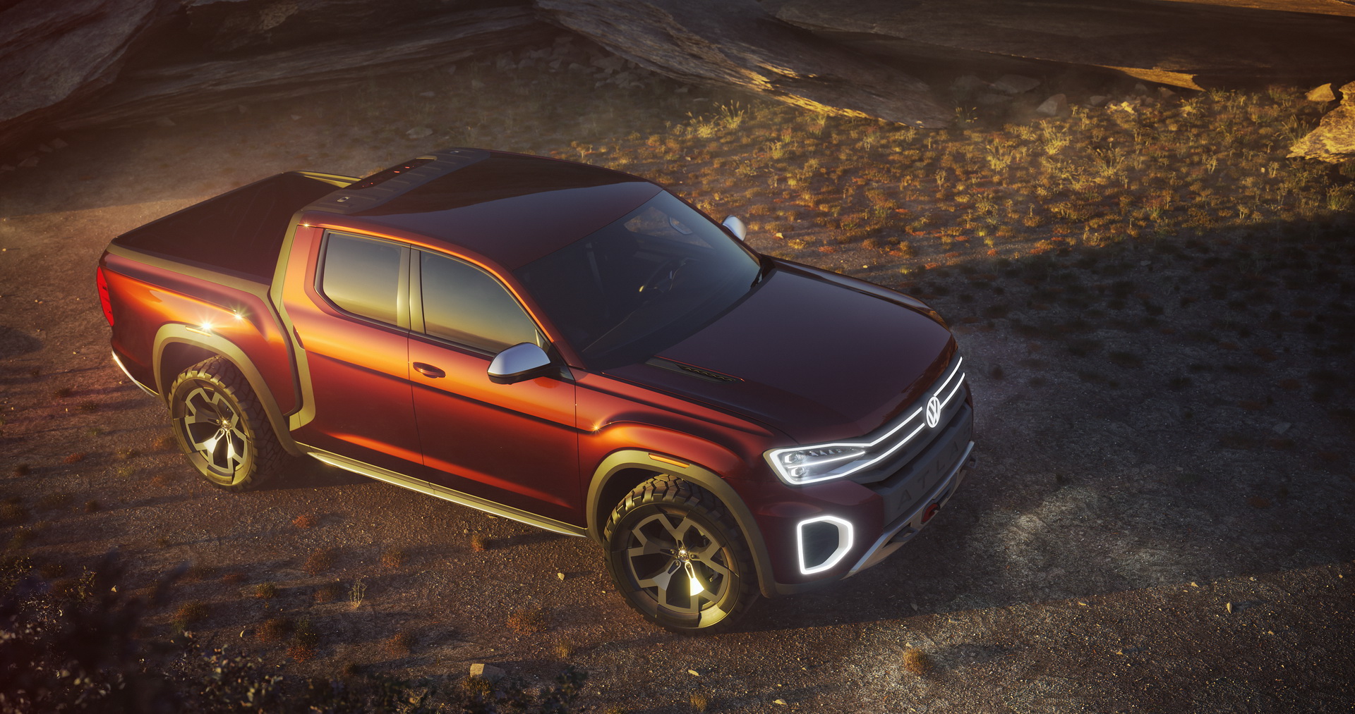2018-vw-atlas-tanoak-concept-1 Volkswagen Atlas Tanoak Pickup Truck Could Still Happen