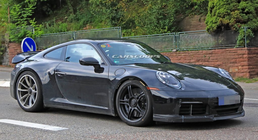 2020-porsche-911-gt3-spied-first-time-11 2020 Porsche 911 (992) GT3 Comes Out Without Its Massive Rear Wing (Updated)