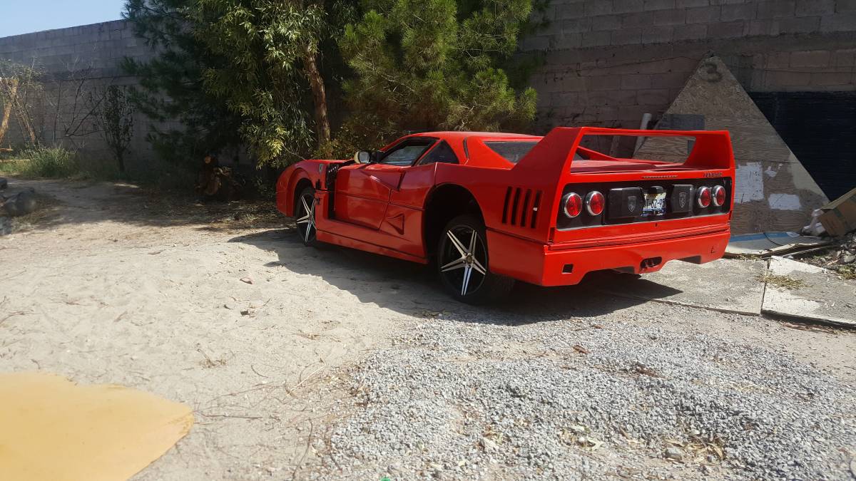 ferrari-f40-replica-nissan-sentra-craigslist-6 Old Nissan Sentra Wakes Up As A Ferrari F40, Is Pathetic Even By Replica Standards