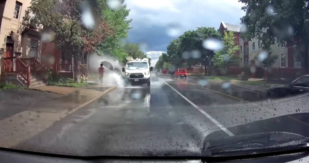 Who Does That? Canadian Van Driver Fired After Purposefully Splashing Pedestrians