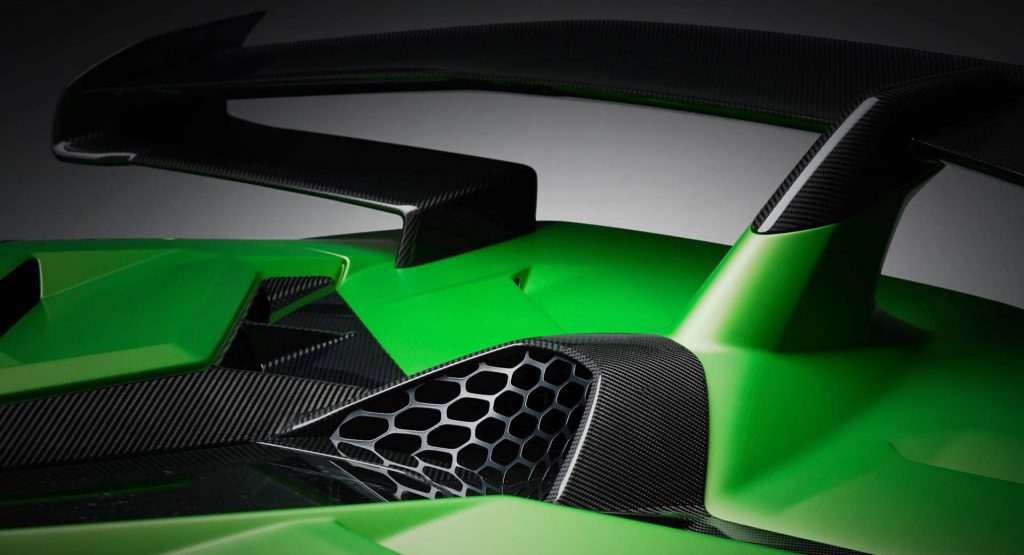  Take A Look At The Lamborghini Aventador SVJ’s Crazy Rear Wing