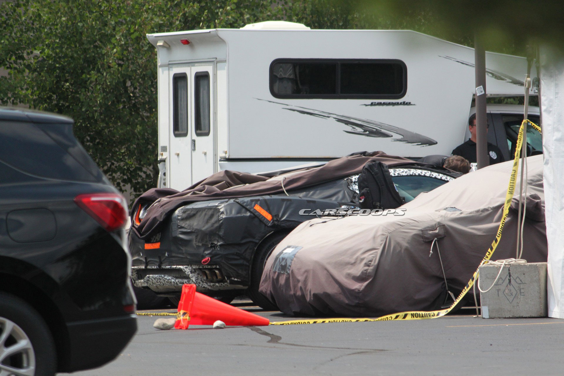 2020-Mid-Engine-Corvette-Spy-4 2020 Mid-Engine Corvette Getting Ready To Attack Ferraris (Now, On Video Too)