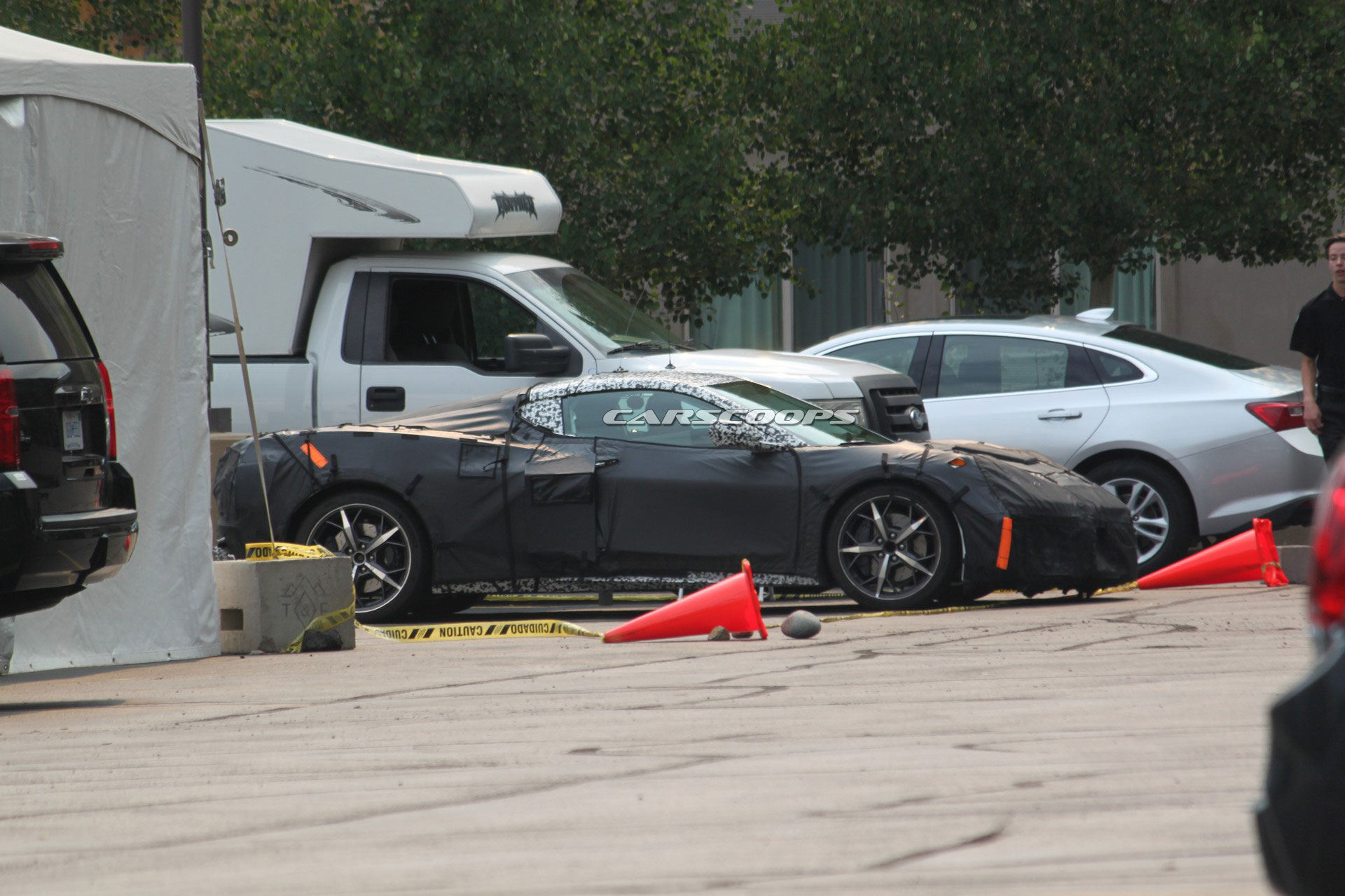2020-Mid-Engine-Corvette-Spy-19 2020 Mid-Engine Corvette Getting Ready To Attack Ferraris (Now, On Video Too)