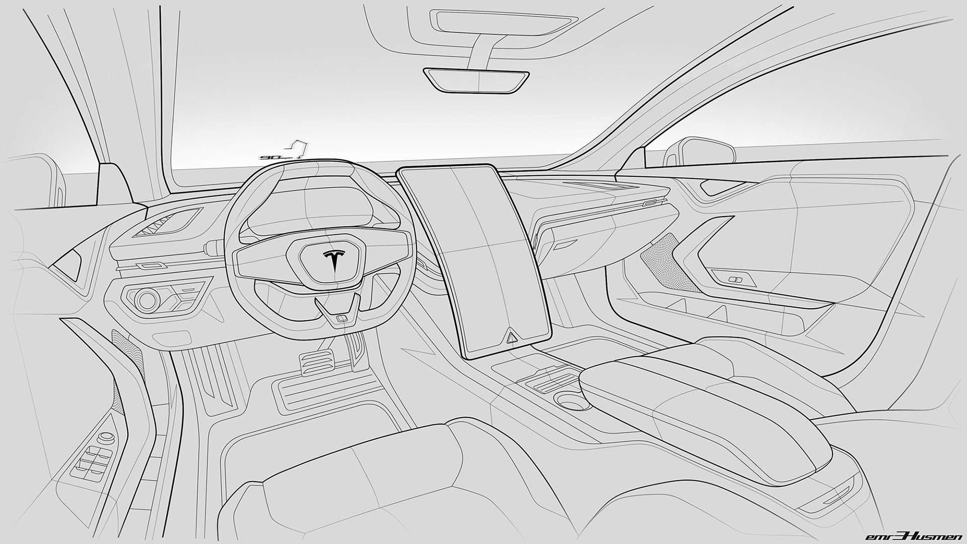 tesla-model-s-next-gen-render-19 How’s This For A Next-Generation Tesla Model S?