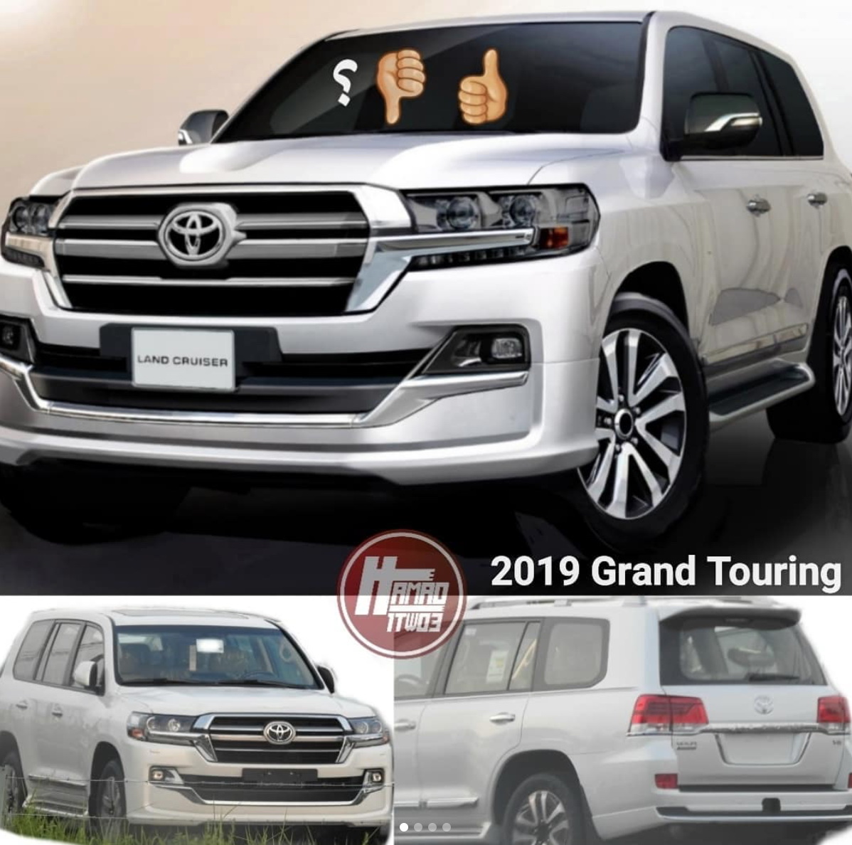 toyota-land-cruiser-all-new-face-leak-4 Restyled 2019 Toyota Land Cruiser Leaks Alongside Lexus LX Black Edition