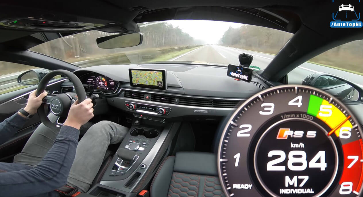 Tuned, 500 PS Audi Coupe Hits Top Speed On The Autobahn Carscoops