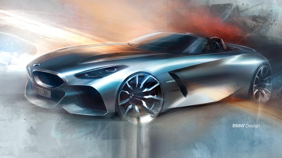 BMW-Z4-Sketches-1 BMW Releases Sketches Of The 2019 Z4 Ahead Of Imminent Launch