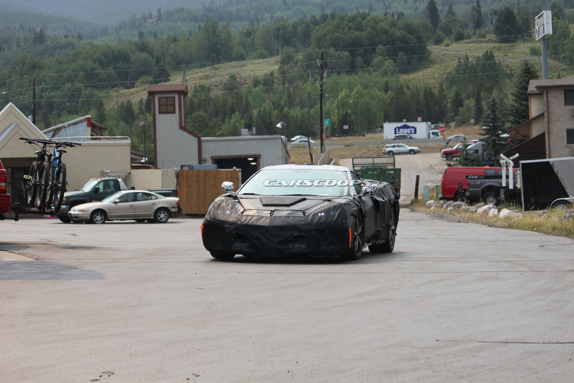 2020-Mid-Engine-Corvette-Spy-14 2020 Mid-Engine Corvette Getting Ready To Attack Ferraris (Now, On Video Too)