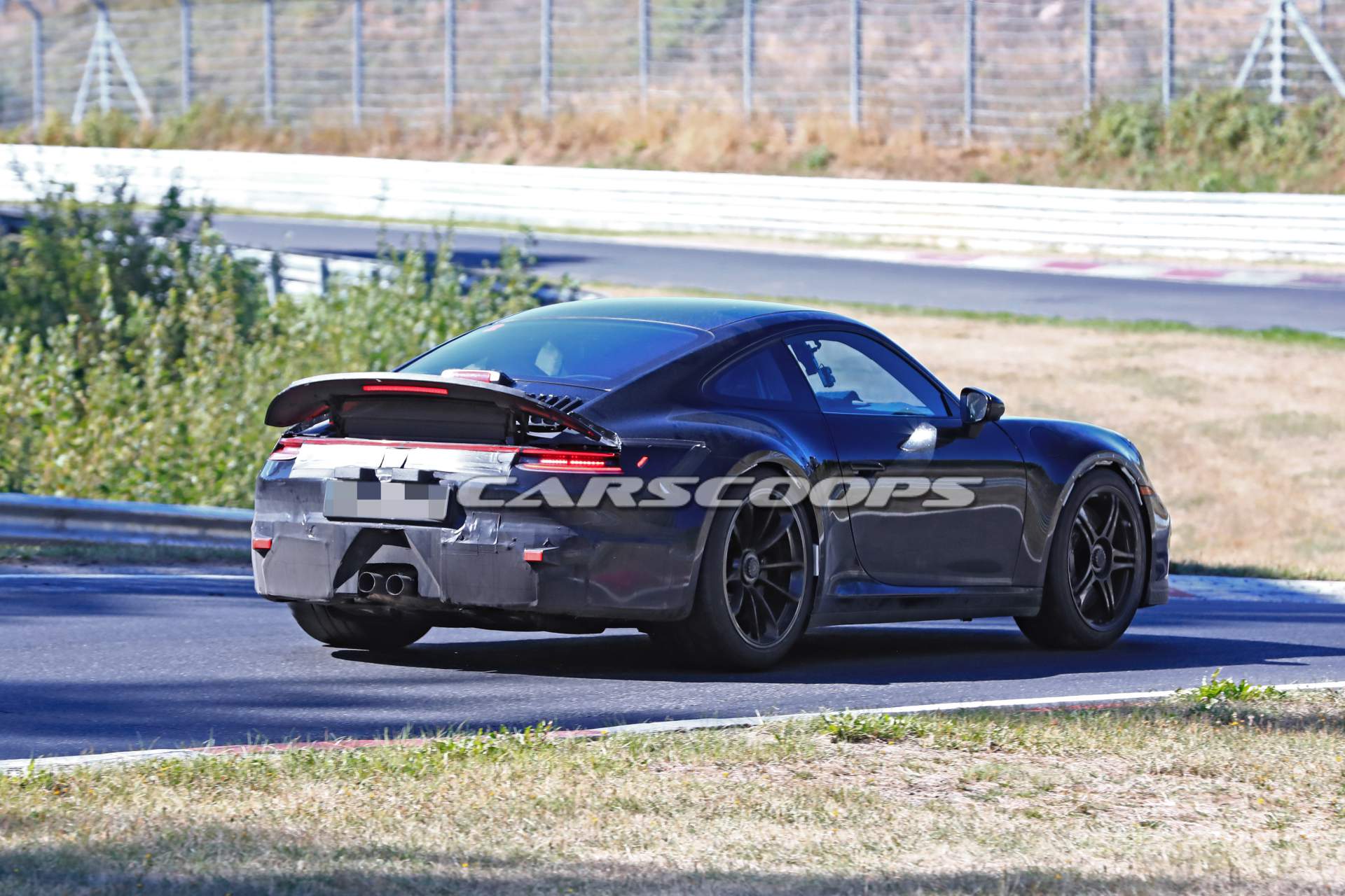 2020-Porsche-911-GT3-spied-at-the-Nurburgring-6 2020 Porsche 911 (992) GT3 Comes Out Without Its Massive Rear Wing (Updated)