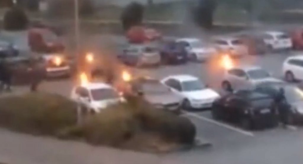 Groups Of Young Men Set Fire To Over 100 Cars In Sweden