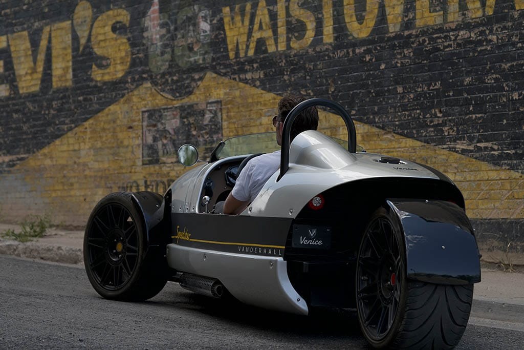 Vanderhall-Speedster-5 Vanderhall’s Venice Speedster Is A Three-Wheeled Single Seater With Turbo Power