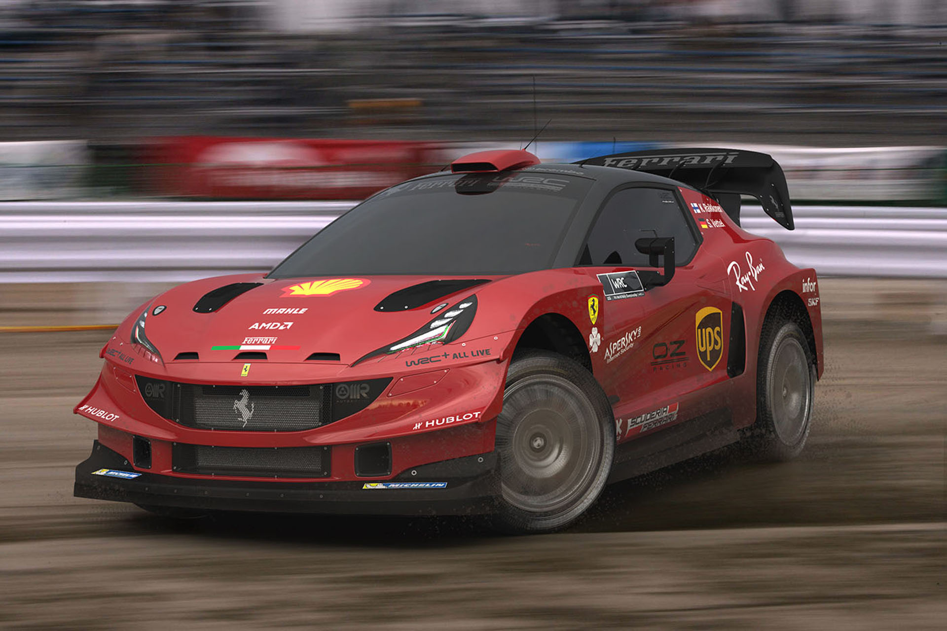 ferrari-wrc-hatchback-08 What If Ferrari Quit Formula 1 And Decided To Go Rallying Instead?