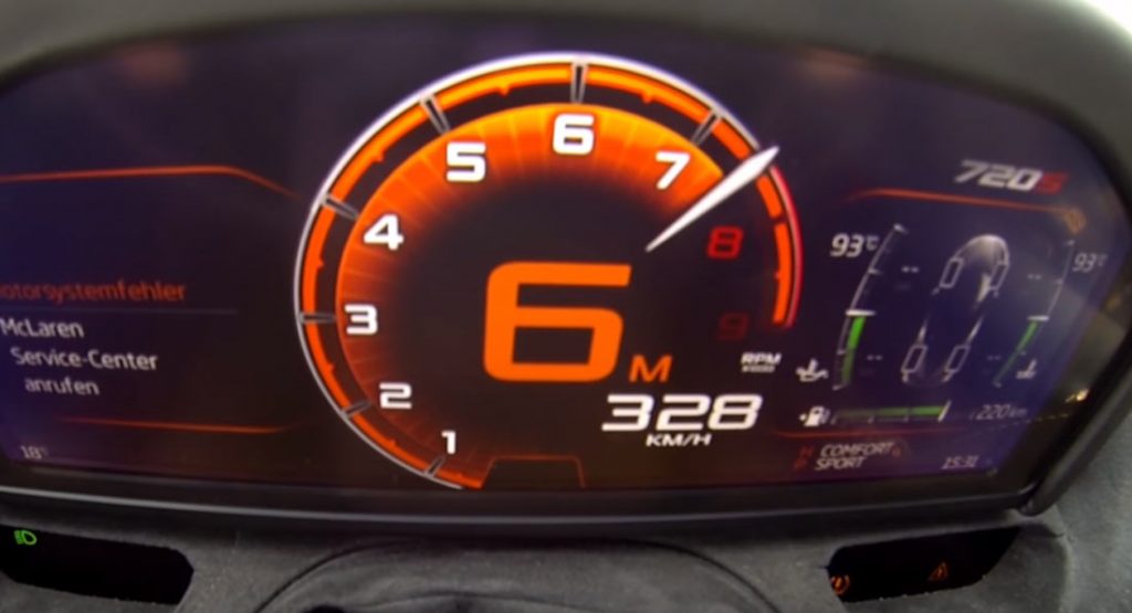  Watch The McLaren 720S Warp Time And Space As It Hits 204 MPH