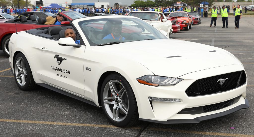  Ford Unveils The 10 Millionth Mustang, Has 296 HP More Than The Original