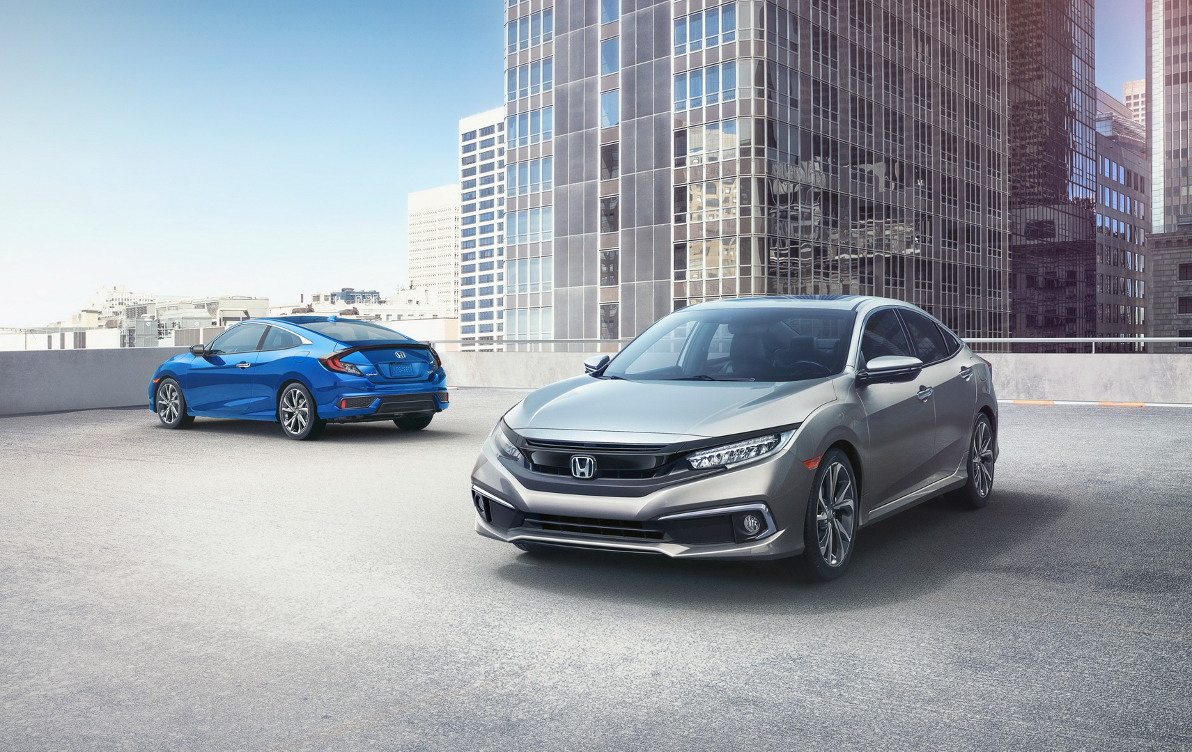 2019-honda-civic-sedan-coupe-1 2019 Honda Civic Sedan And Coupe Gets A Nose Job, Sport Grade And New Tech