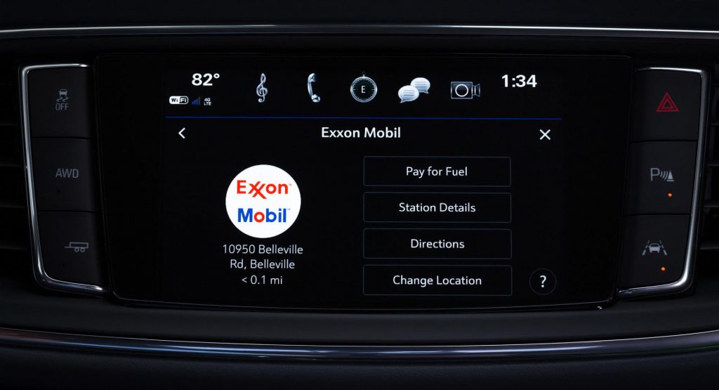 You Can Now Pay For Gas Via Your Buick’s Infotainment System