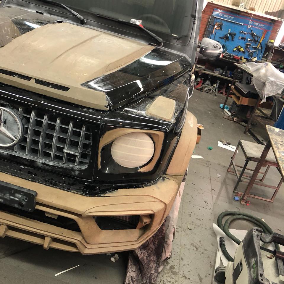 topcar-g63-bodykit-teaser-8 TopCar Design Teases Chunky 2019 Mercedes-AMG G63 Wide-Body Kit