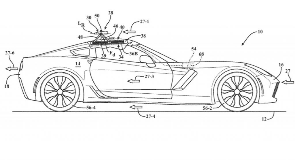 May The Downforce Be With You: Active Aerodynamics Patents Reveal Corvette C8 Secrets