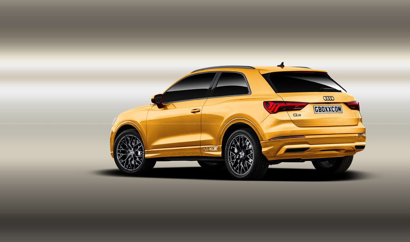 2019-audi-q3-three-door-coupe-rendering-3 New Audi Q3 Drops Two Doors To Become The Coupe No One Asked For