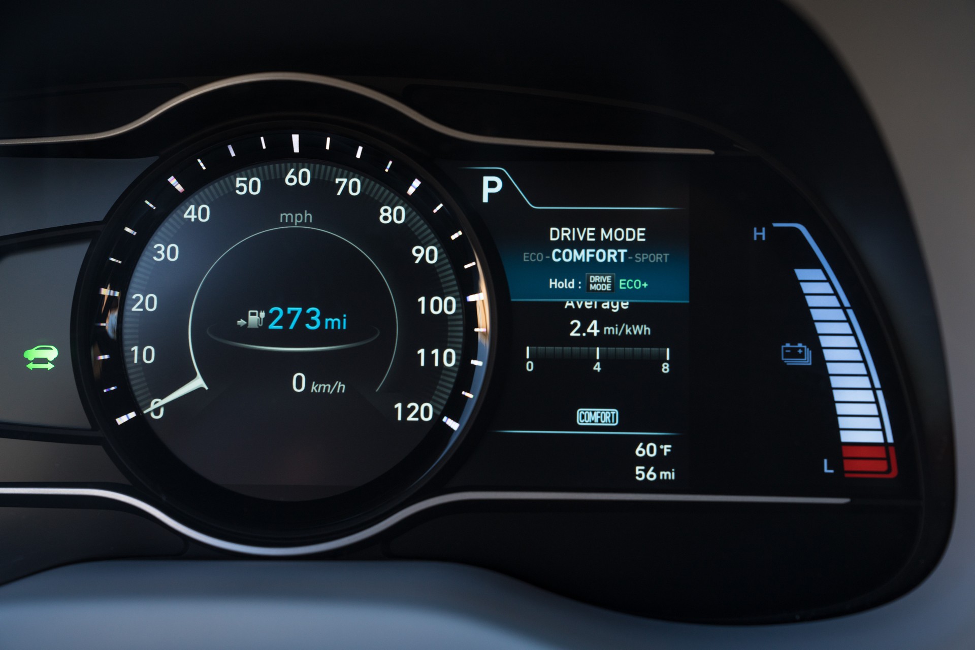 Hyundai Kona Electric-17 2019 Hyundai Kona Electric Has A Bolt Beating Range Of 258 Miles