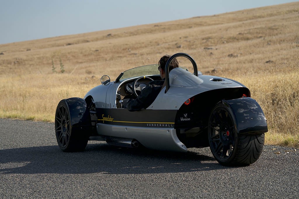 Vanderhall-Speedster-3 Vanderhall’s Venice Speedster Is A Three-Wheeled Single Seater With Turbo Power