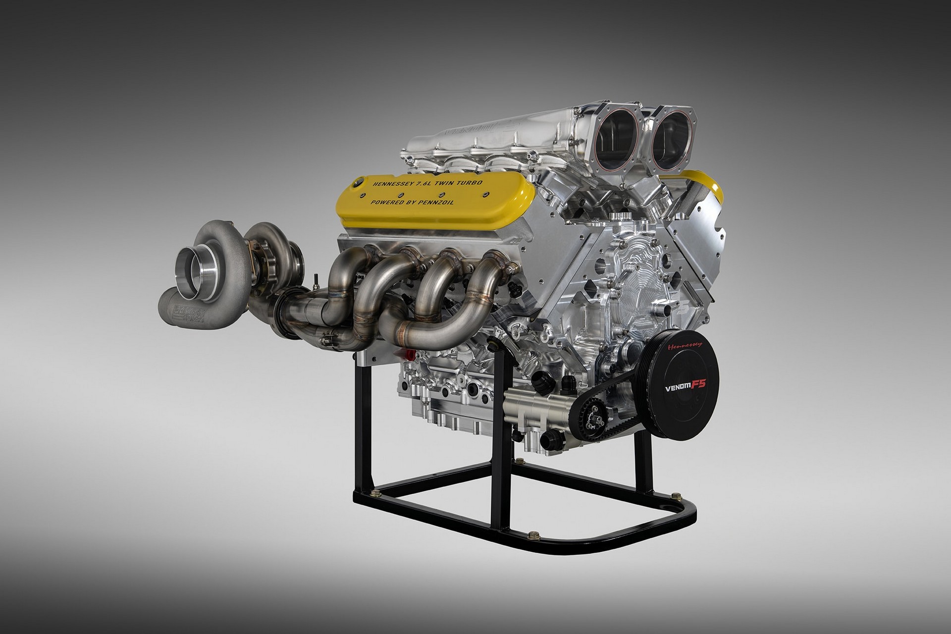 Hennessey Venom F5-2 Hennessey Venom F5 Twin-Turbo 7.6-Liter V8 Unveiled With 1600+ HP