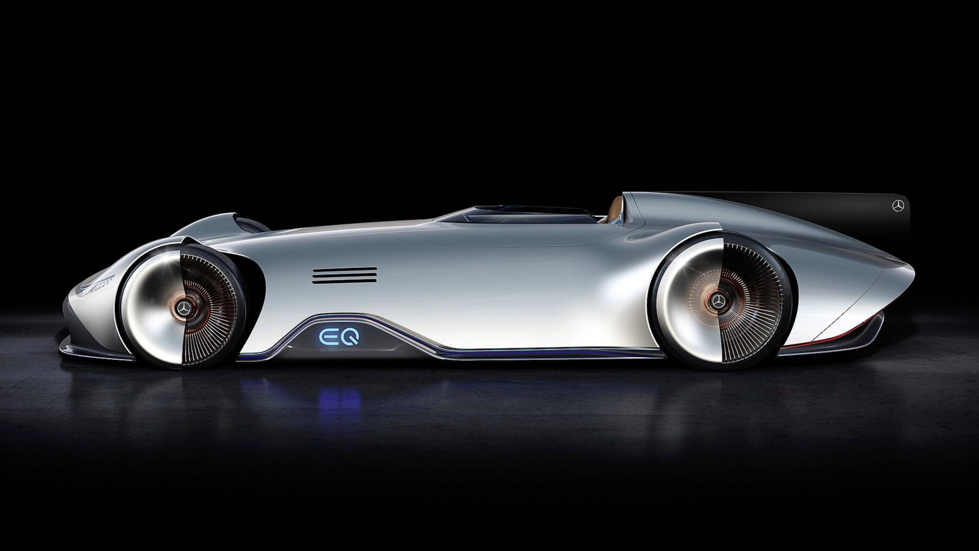 Mercedes-EQ-Silver-Arrow-8 Mercedes-Benz EQ Silver Arrow Evokes The Past With Future Tech