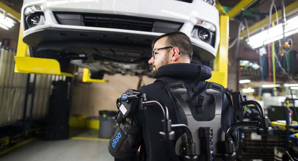 Ford Factory Workers Reduce Fatigue With Wearable Exoskeleton Vest