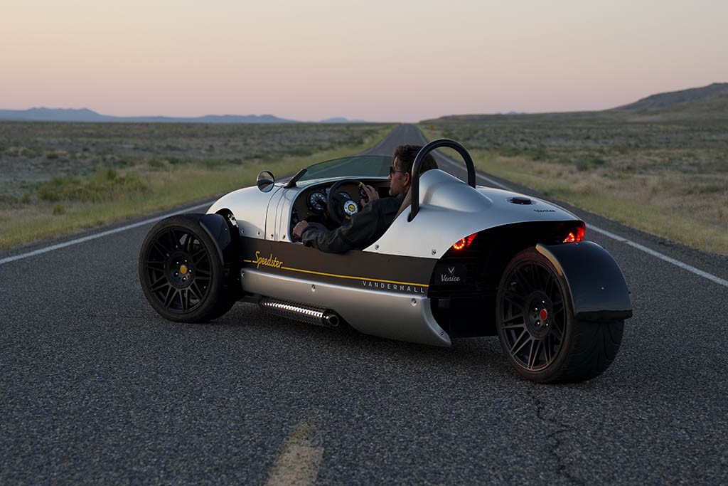 Vanderhall-Speedster-7 Vanderhall’s Venice Speedster Is A Three-Wheeled Single Seater With Turbo Power