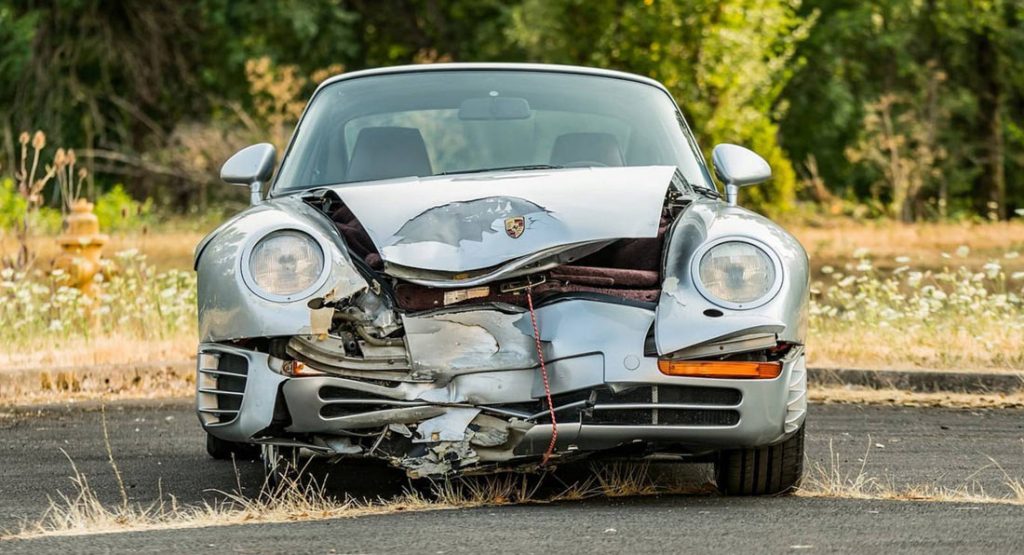  Crashed Porsche 959 Komfort Sells For Almost Half A Million Dollars