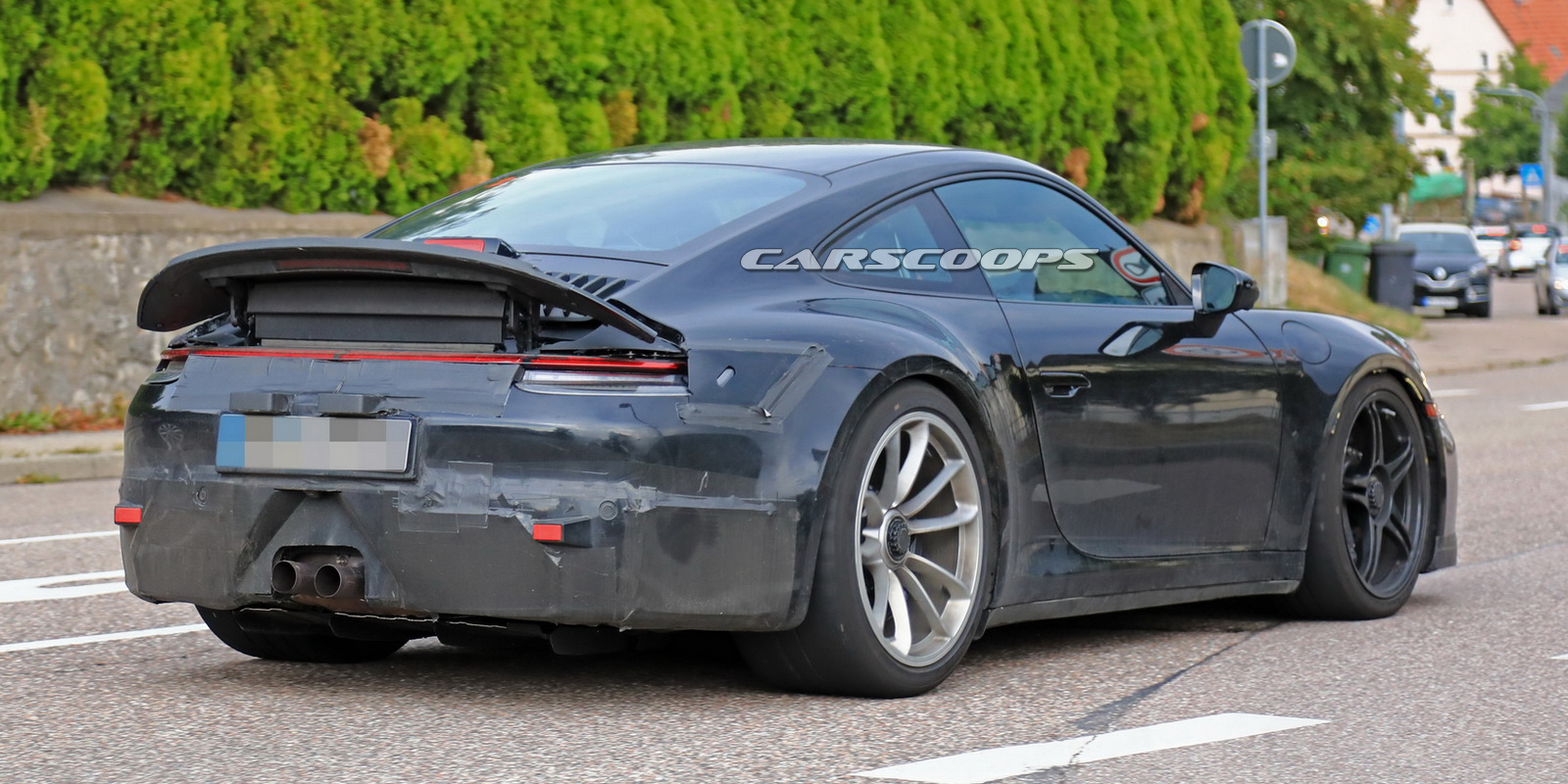 2020-porsche-911-gt3-spied-first-time-12 2020 Porsche 911 GT3 To Use A Turbo Flat-Six Engine, Claims Source