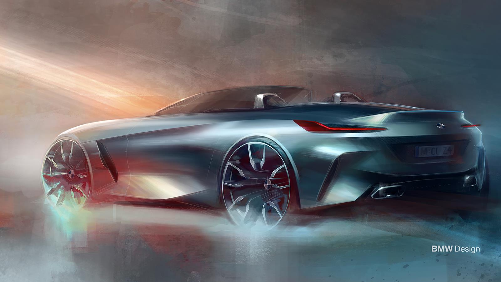 BMW-Z4-Sketches-2 BMW Releases Sketches Of The 2019 Z4 Ahead Of Imminent Launch