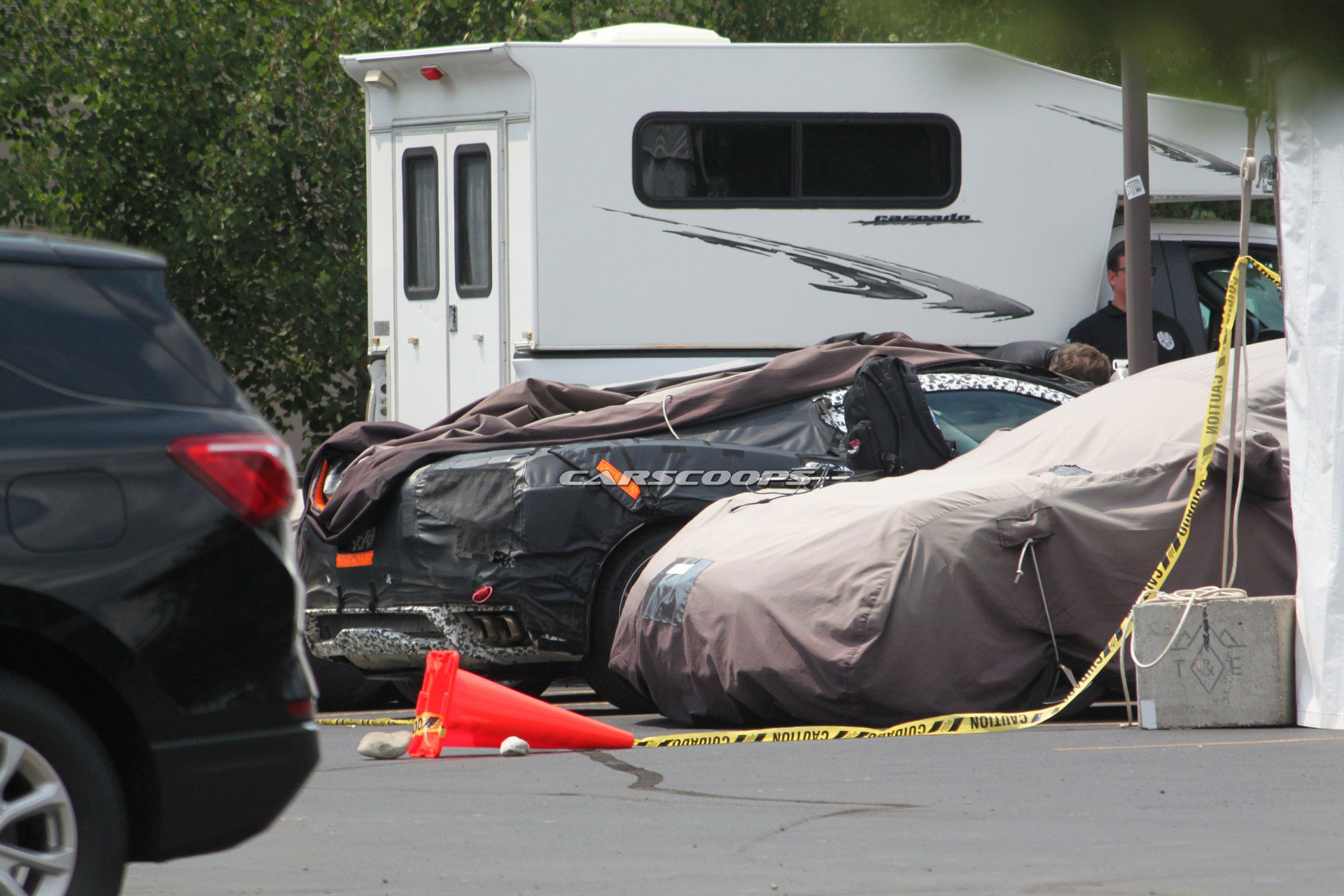 2020-Mid-Engine-Corvette-Spy-3 2020 Mid-Engine Corvette Getting Ready To Attack Ferraris (Now, On Video Too)