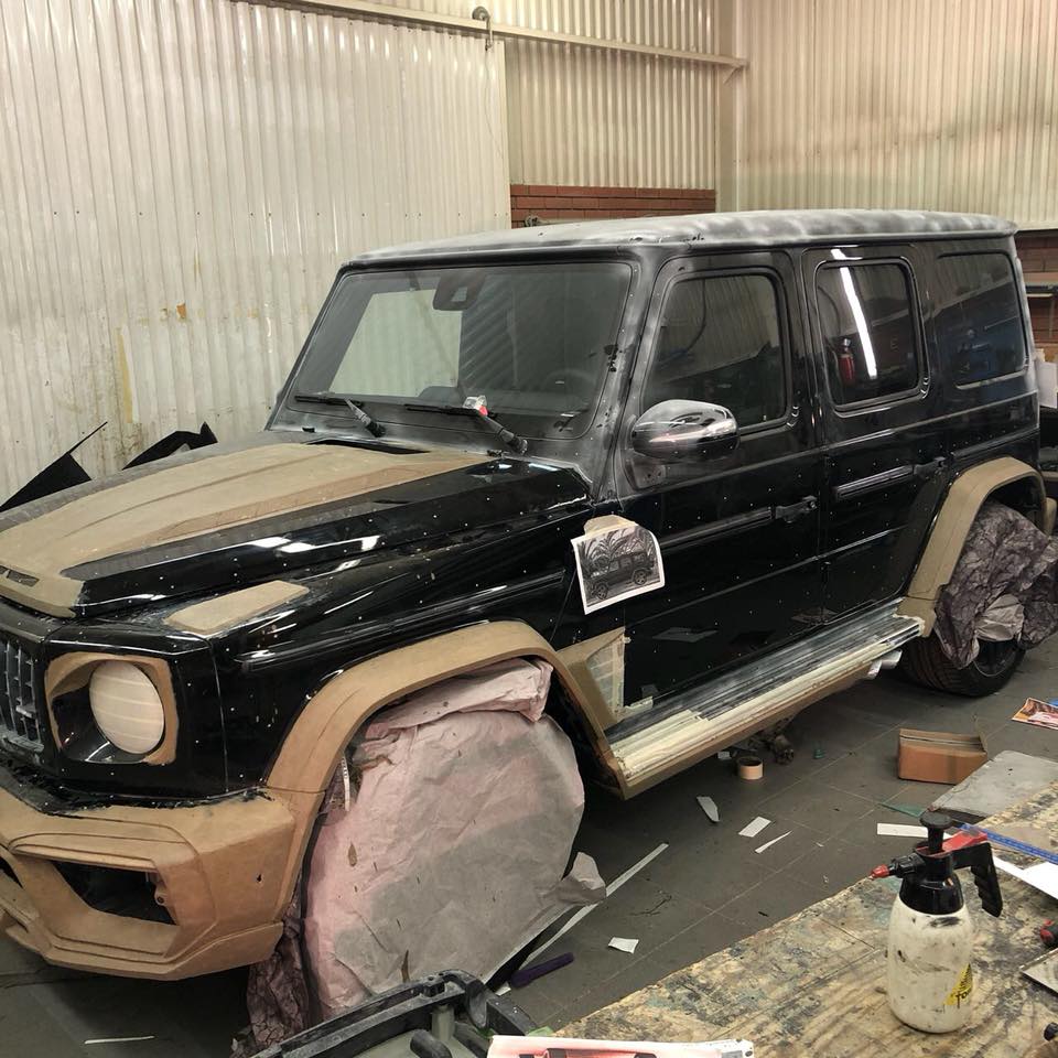 topcar-g63-bodykit-teaser-4 TopCar Design Teases Chunky 2019 Mercedes-AMG G63 Wide-Body Kit