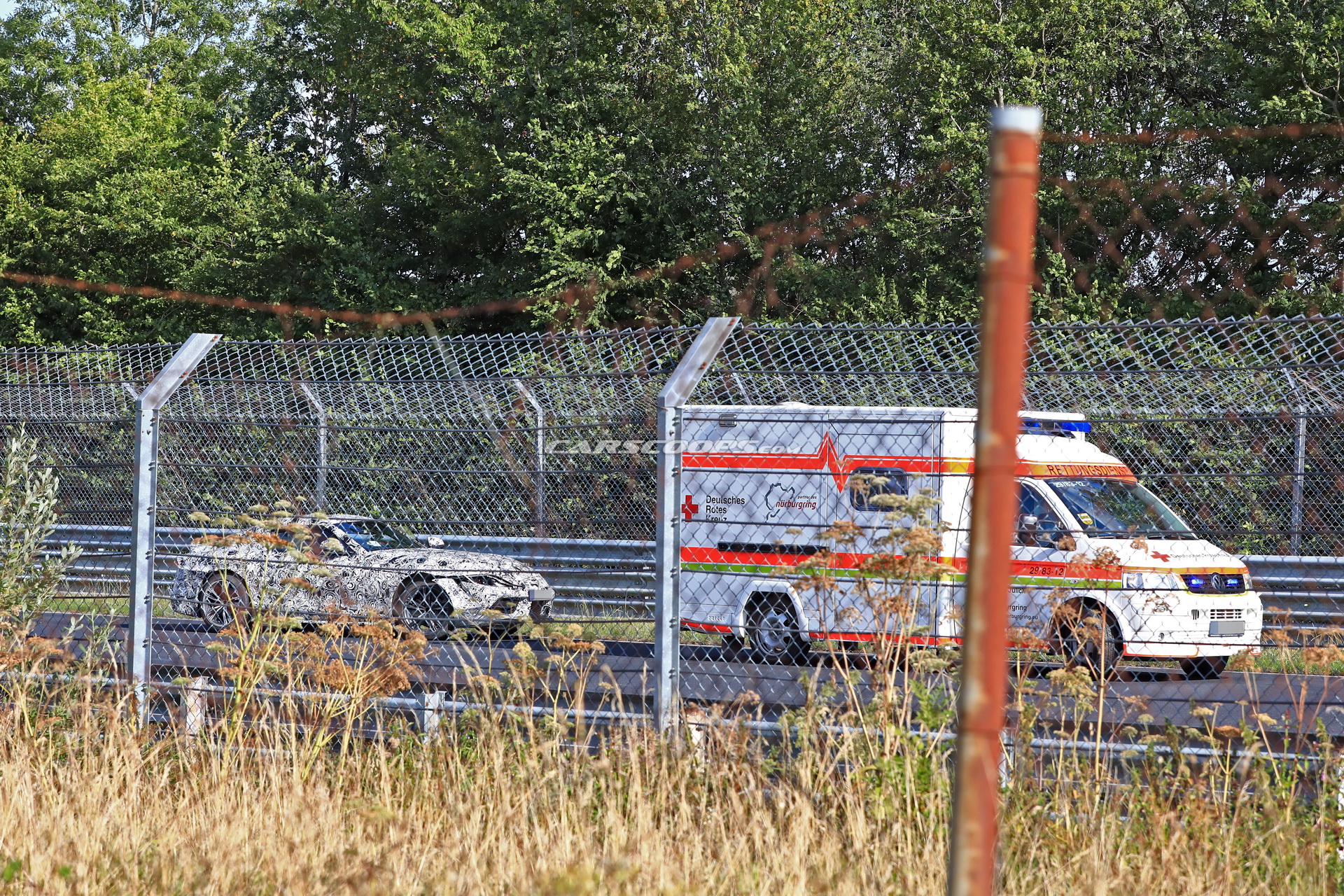 2019 Toyota Supra Crash 3 A 2019 Toyota Supra Prototype Crashed On The ‘Ring, Everyone But The Car Is OK