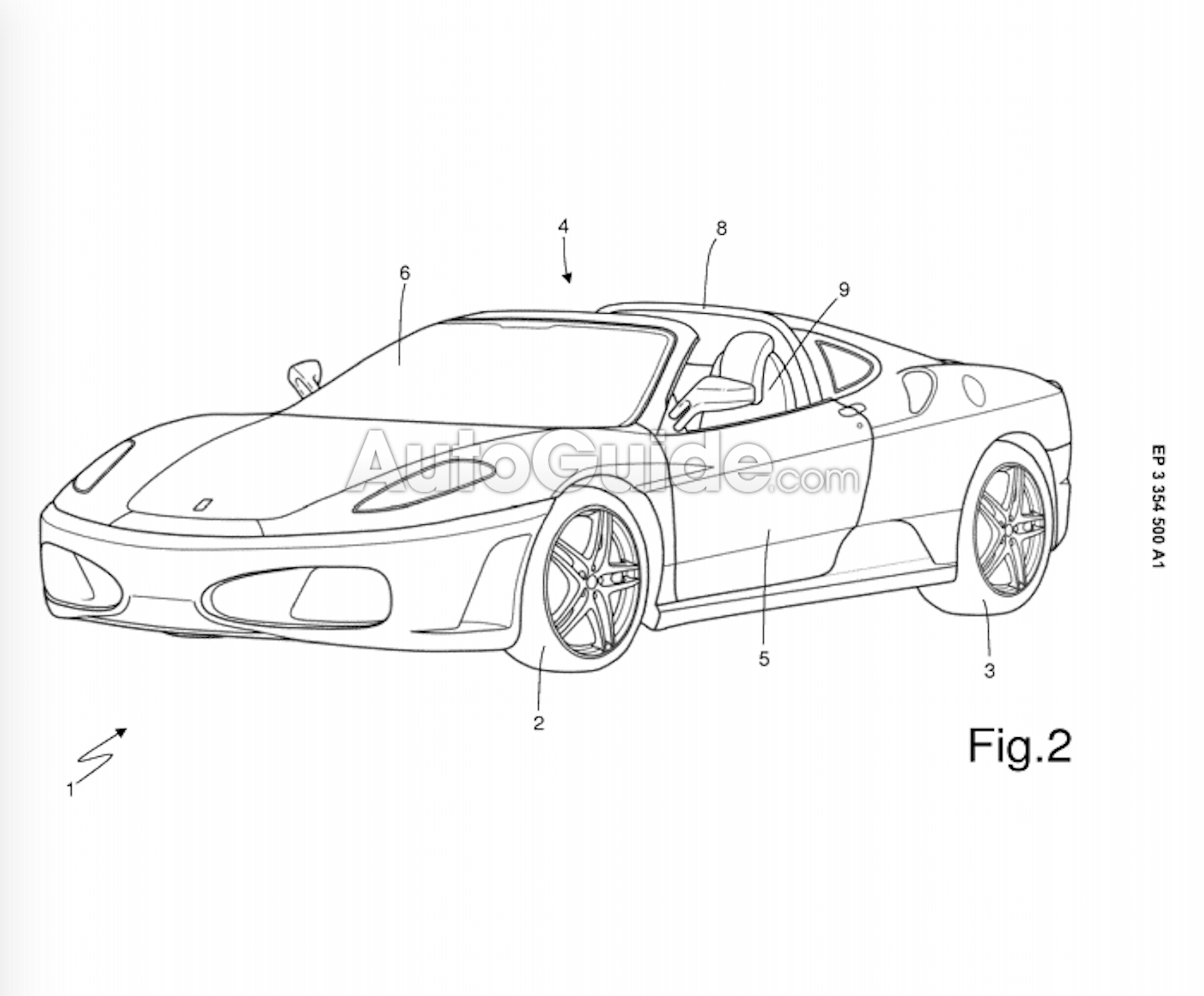 Ferrari-Targa-Top-Patent-2 Is Ferrari Bringing Back The Targa? Patent Application Suggests So
