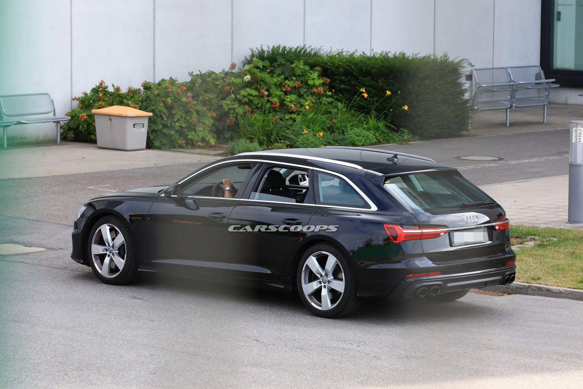 Audi-S6-Avant-Spy-4 2019 Audi S6 Avant Reveals Its Stylish Design In Camo Free Spy Photos