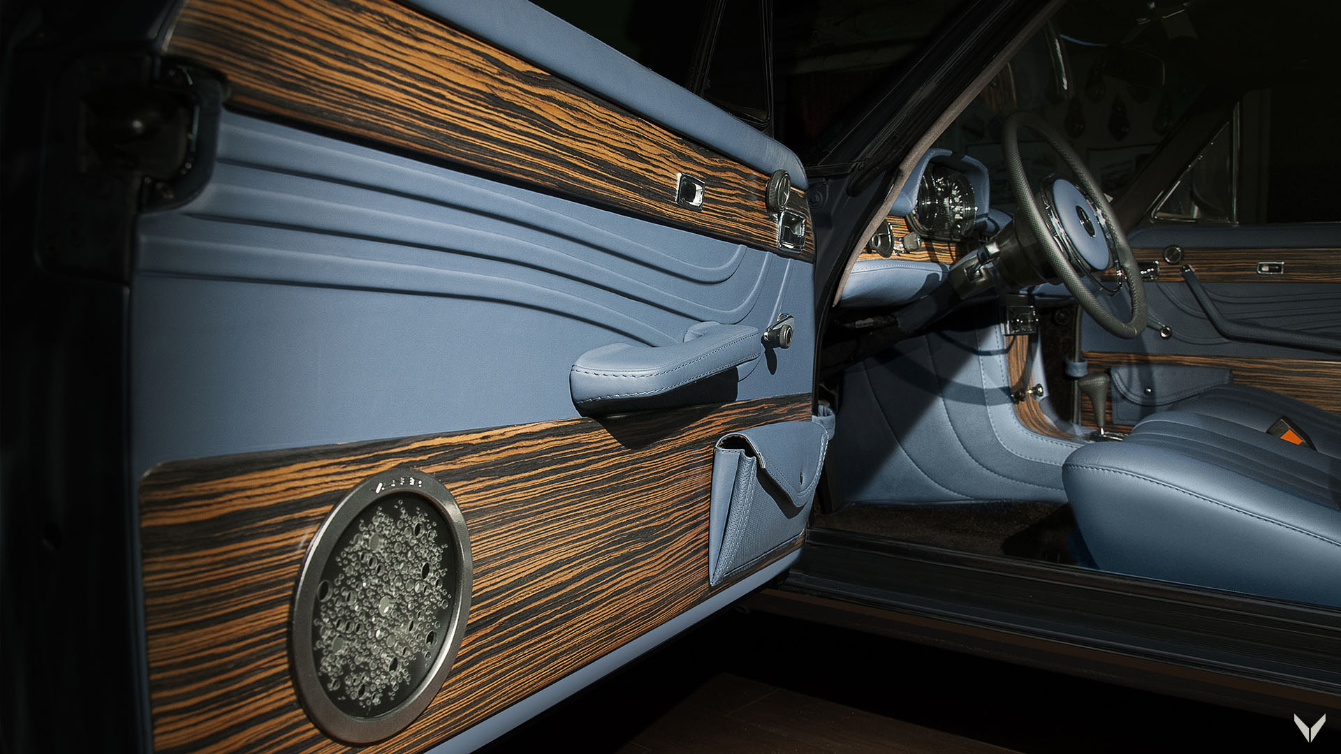 1970_mercedes_benz_250_ce_6 copy Vilner Restored A 1970 Mercedes 250 CE Using Pieces Of A Riva Boat