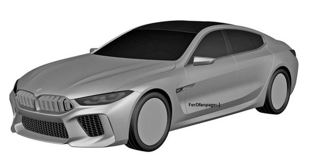  BMW M8 Gran Coupe Revealed In Patent Images? [Update, Nope, It’s The Concept]