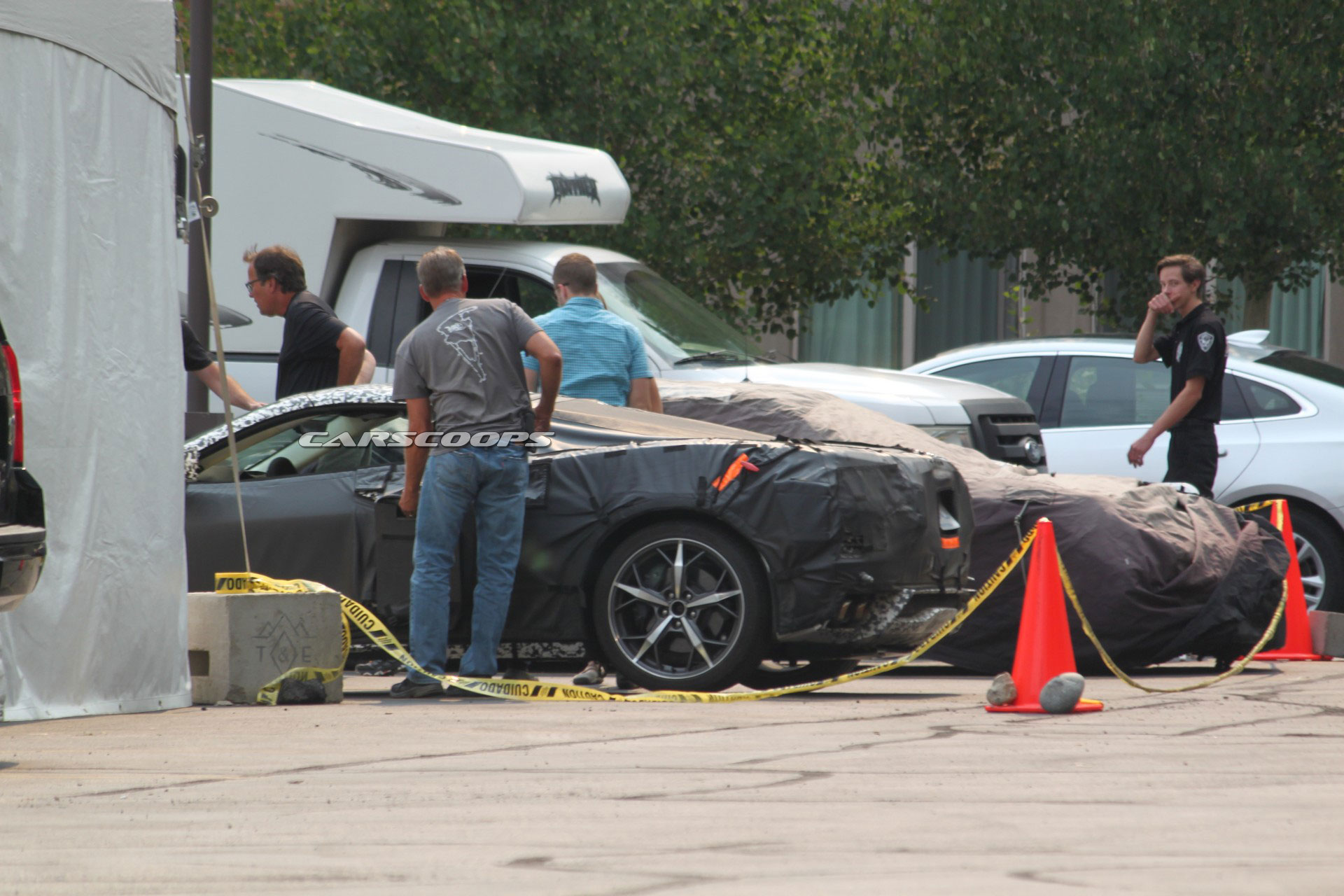 2020-Mid-Engine-Corvette-Spy-25 2020 Mid-Engine Corvette Getting Ready To Attack Ferraris (Now, On Video Too)